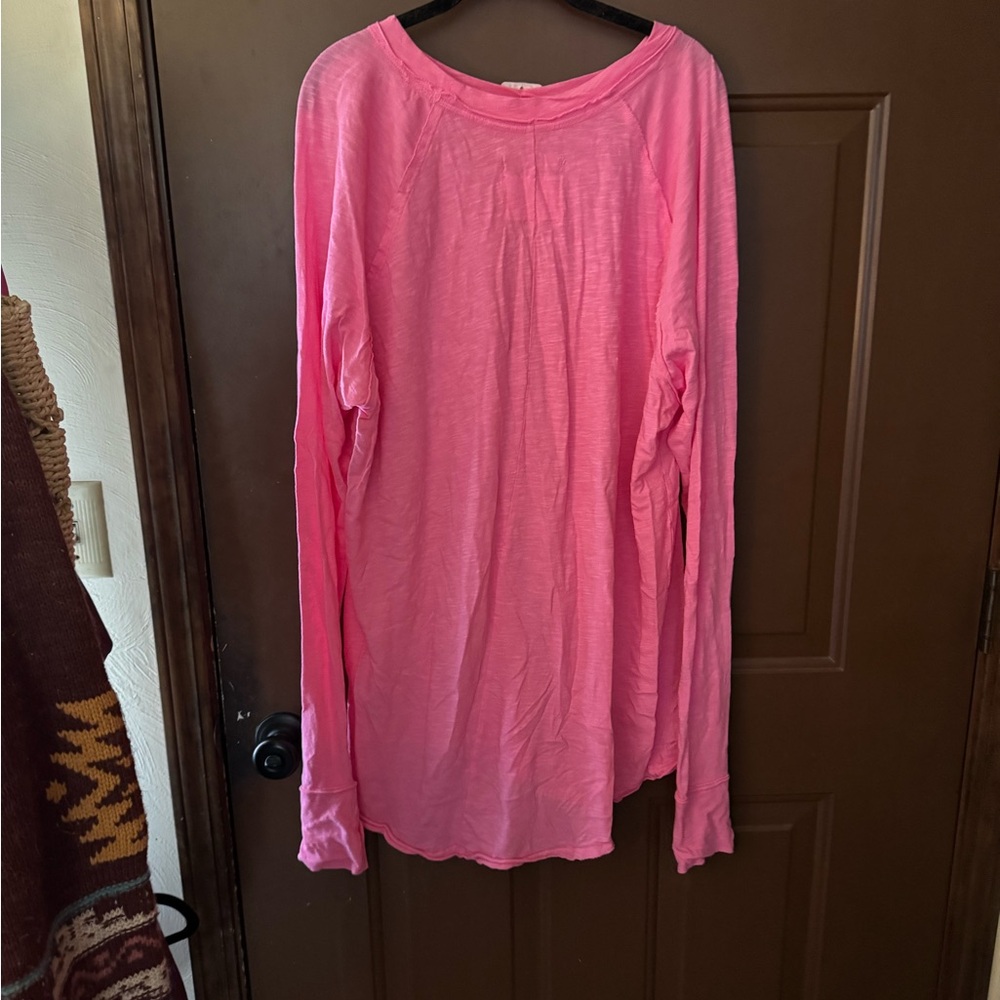 Pink Long Sleeve Top